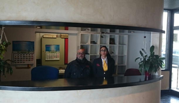Servicio de conserjería del GRUPO AJ